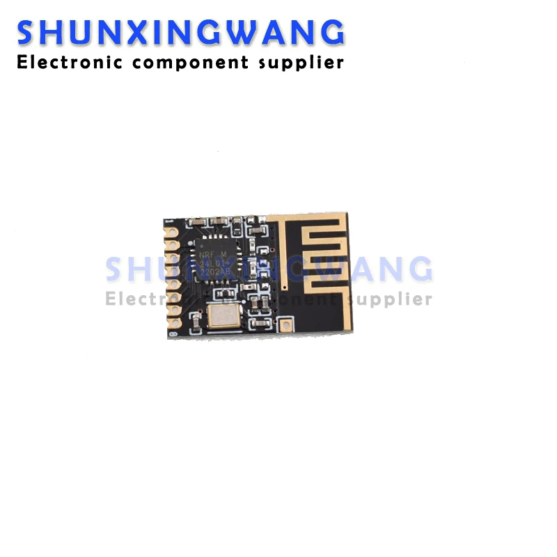 Mini NRF24L01 + 2.4GHz 1.27MM RF Wireless Module Mini Version Power enhanced Version SMD