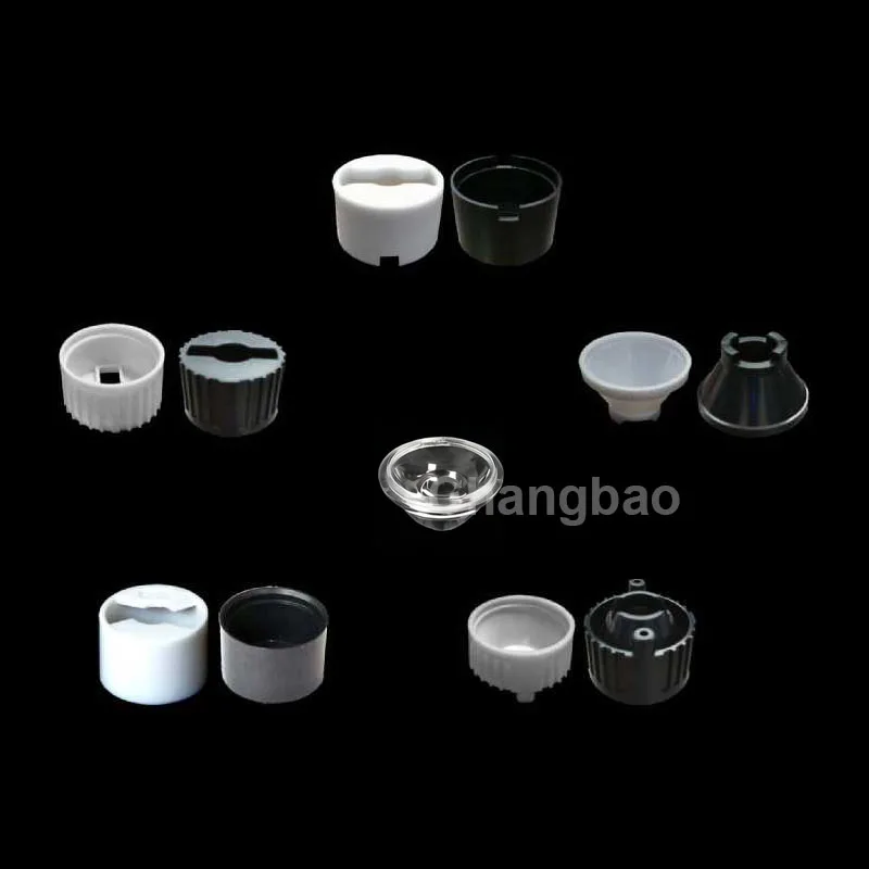 5/8/10/15/20/25/30/45/60/90/120 degree PC Optical Lenses for floodlights, buried lights, underwater lights, wall washers