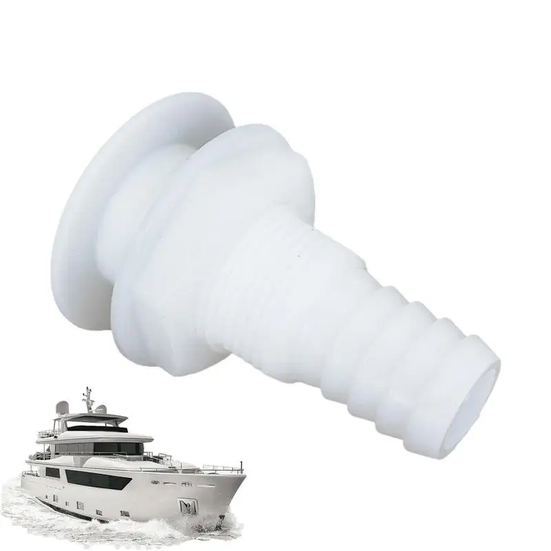 Marine Drainage Outlet Nylon Hose Connector Yacht Bilge Drainage Outlet Marine Sewage Outlet Hardware Accesories For Marine Boat