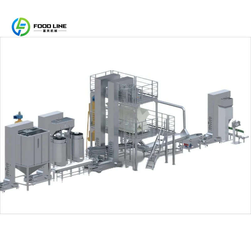 Customized Complete Peanut Processing Line Automatic Cleaning Shelling Grading Roasting Packaging Stainless Steel Supplier