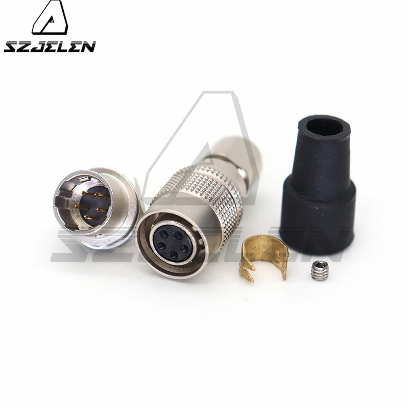 Conector HRS de 5 pines HR10A-7P-5S/HR10A-7R-5P enchufe hembra macho, adecuado para cámaras industriales de fuente de alimentación aeroespacial