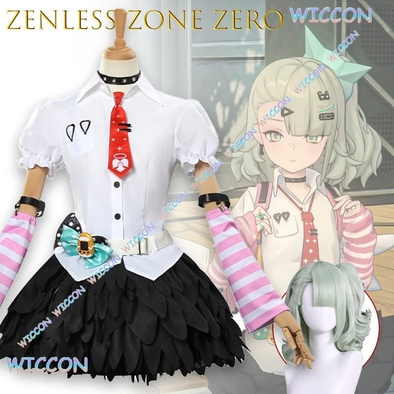 

Panda/Zenless Zone Zero Angels Of Delusion Chinatsu Remiel Cosplay Costume Idol FullSet Game Delusional Angel Halloween Outfit
