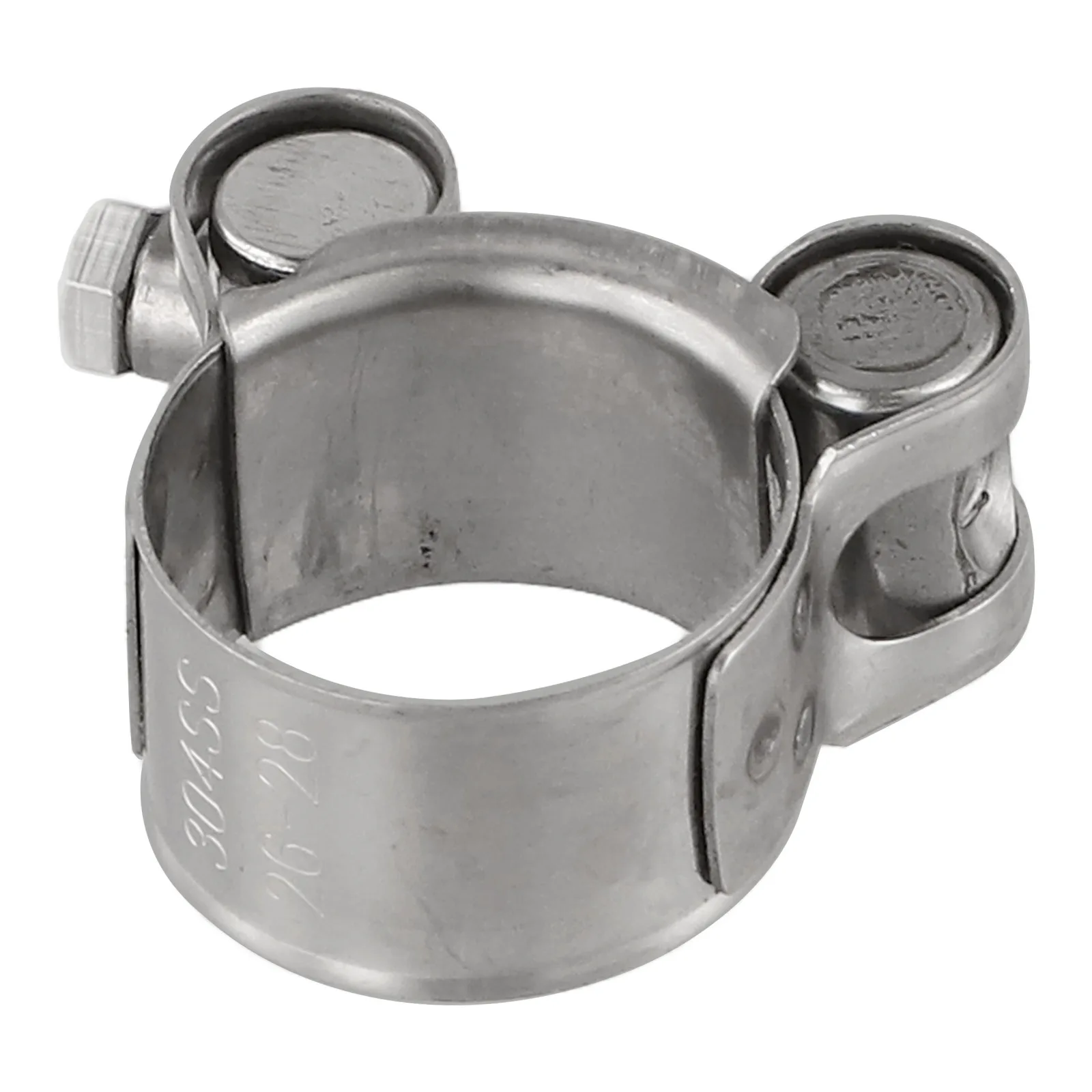 1PCS Heavy Duty T-Bolt Exhaust Clamp Stainless Steel Hose Clamp Pipe Clamp 44-47mm 48-51mm 52-55mm For Turbine Pressure Hoses