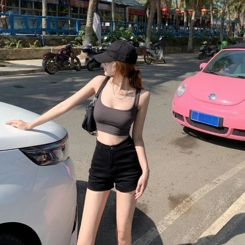 

Женские черные джинсовые шорты стрейч с высокой талией, А-силуэт, утепленные флисом, для холодной погоды, модные, облегающие, верхняя одежда, новинка 2026 года