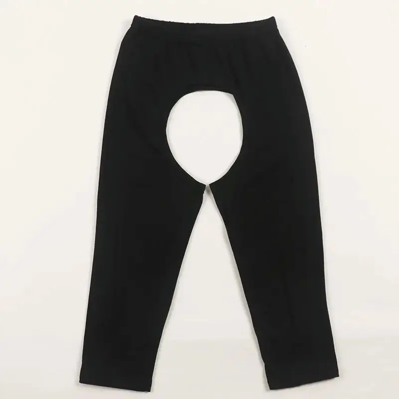

Couple Cotton Open Crotch Sleeping Pants Adult Baby ABDL High Waist Breathable Loose Pants Soft Comfortable Home Pants