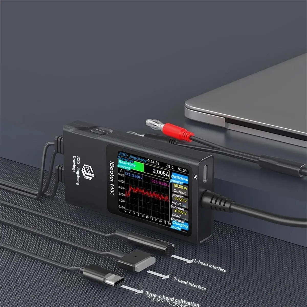 Drawing IBooter Current Analyzer Fault Diagnosis Real-Time Charging Voltage Detection for Repair Tool