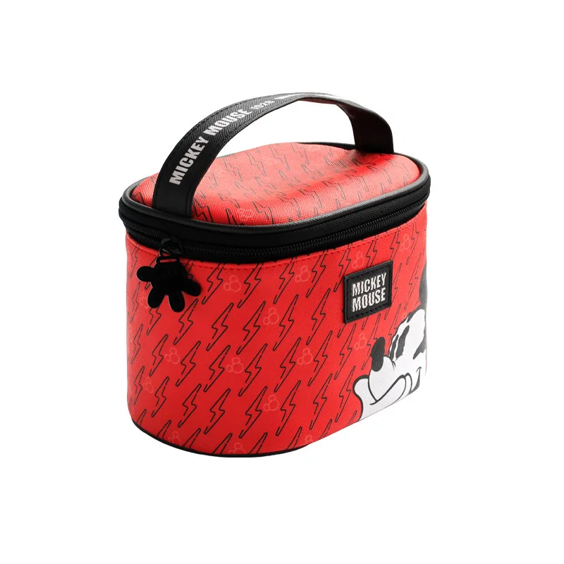 

Симпатичная косметичка Disney Round Barrel, водонепроницаемая дорожная косметичка большой вместимости, портативная сумка для хранения косметики на открытом воздухе