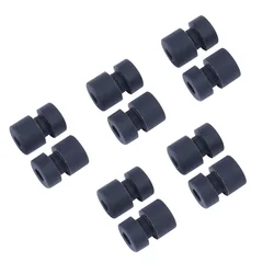 10PCS M2*4 M2 Anti-Vibration Washer Rubber Damping Ball for Flight Controller RC Drone Accessory Black Color Optional