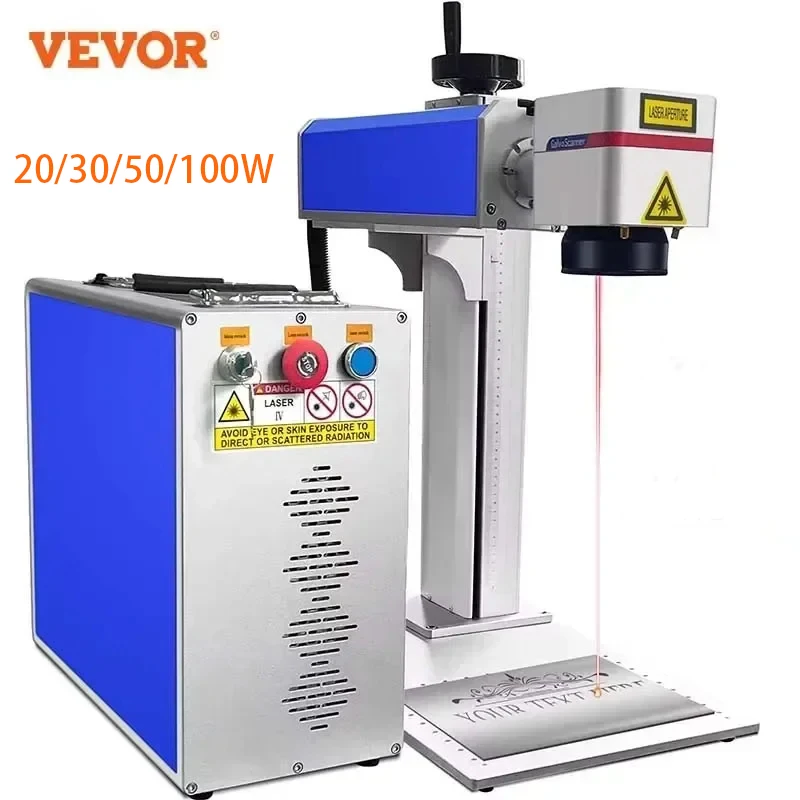 

VEVOR Fiber Laser Marking Machine Laser Engraver 30/50W Metal Stainless Steel Cutting Gold Silver Ring Jewelry Engraving Machine