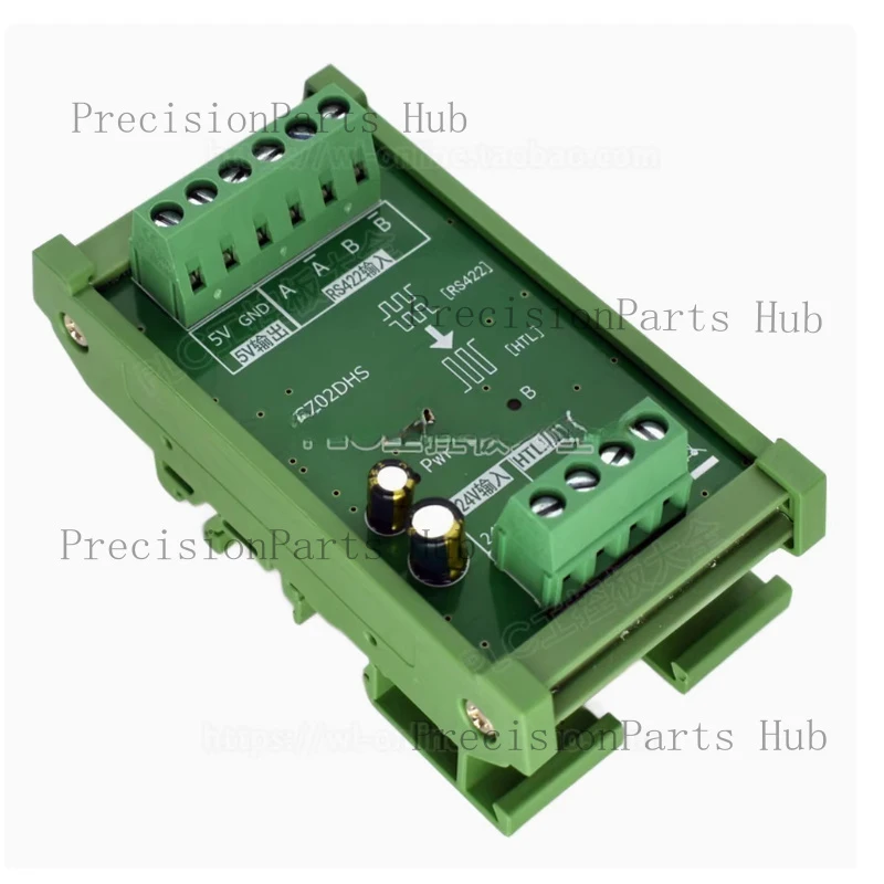 Differential signal converter, RS422 to PLC collector signal HTL, encoder signal conversion board