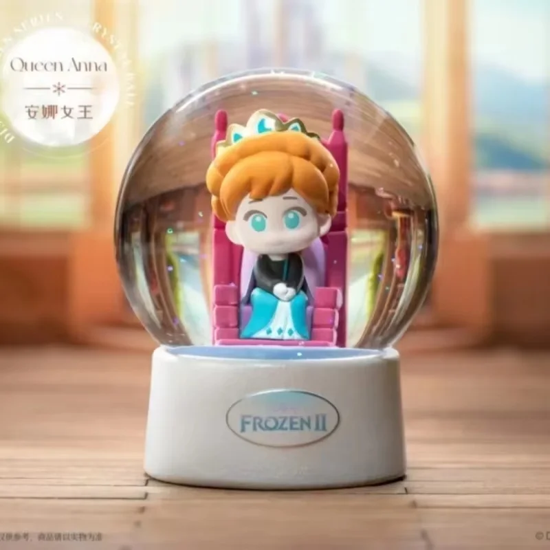 

Аутентичная серия хрустальных шаров Disney «Холодное сердце», модная глухая коробка, милая принцесса Эльзы, декоративное украшение для рабочего стола, детская игрушка в подарок