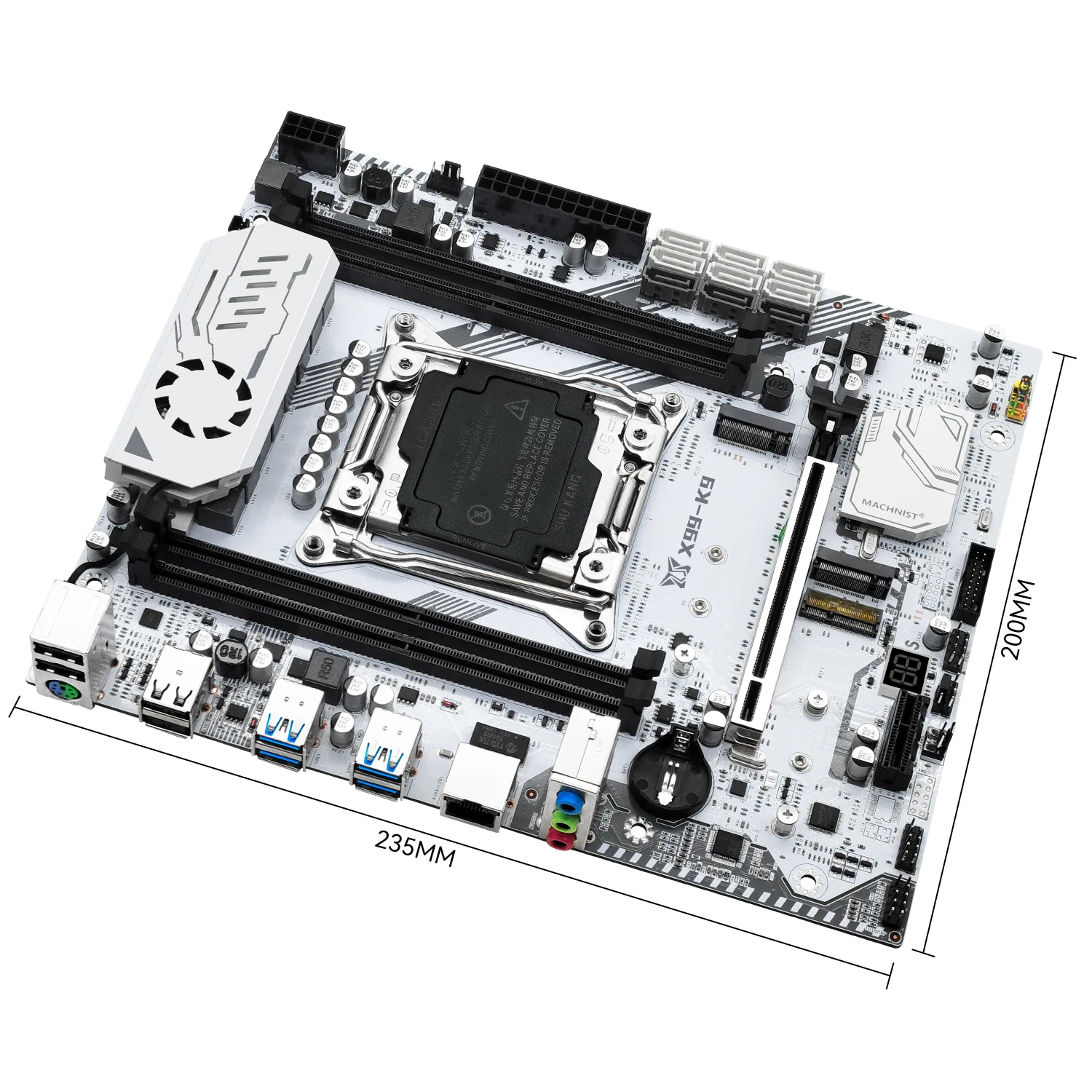 MACHINIST K9 X99 Motherboard Combo LGA 2011-3 Xeon E5 2680 V4 Kit CPU DDR4 RAM 16GB 2666MHz Memory Four Channel SSD NVME USB 3.0