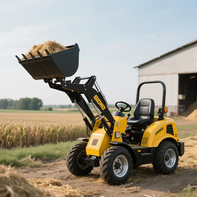 

Customized Earth moving Machinery Small Sliding Loader Three wheel Sliding Loader with Optional Accessories Products