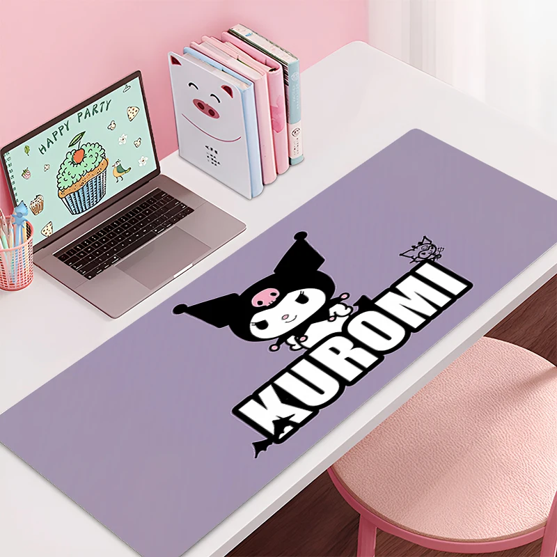 

Large Gaming Customized Mouse pad Kulomi Office desk mat Game keyboard pad Desk Mats Sanrio coaster Home Decor Kawaii Girl style