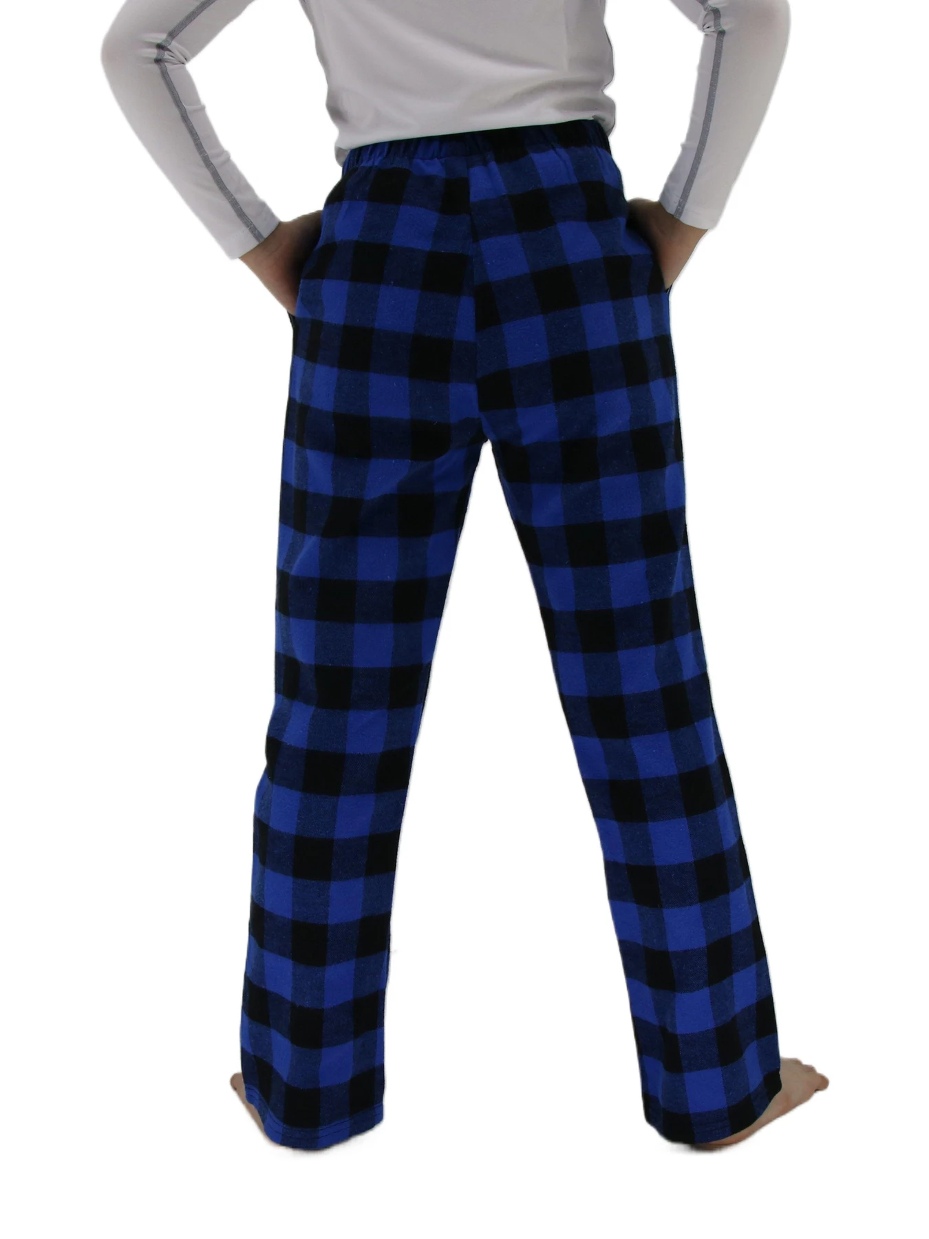 Kids Flannel Pajama Pants for Boys Girls Plaid Pajama Pants Pjs Bottoms for Kids Base Layer