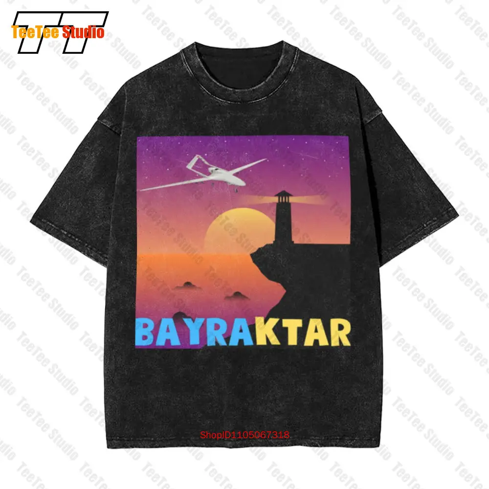 

Винтажная футболка большого размера Bayraktar Tb2 Model LLZD