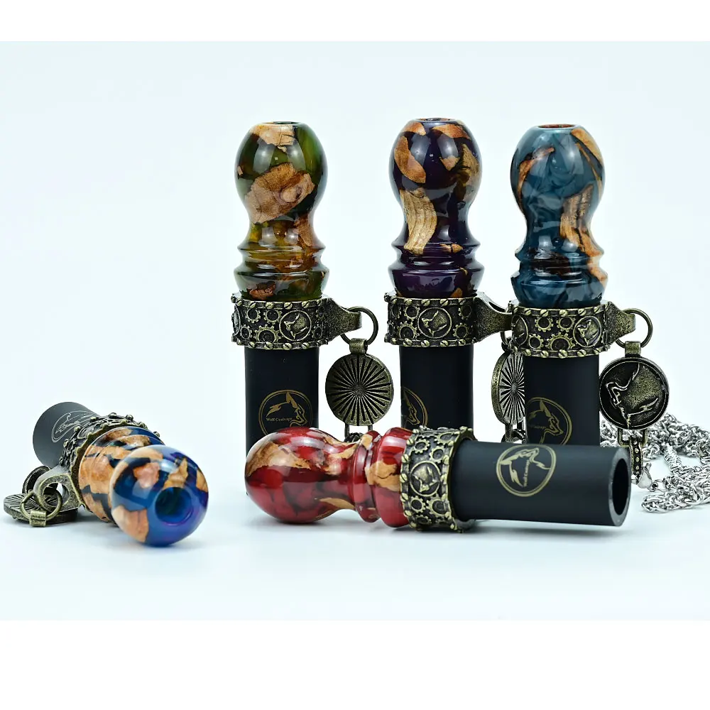 Hookah mouthpieces cigarette holder stabilized wood resin material shisha Chicha Narguile Water Pipe Mouthpieces