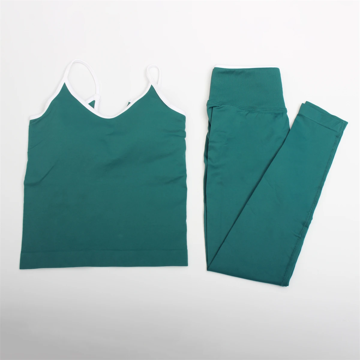 2 Set Pakaian Olahraga Wanita Gymshark Ignite Sculpt Scrunch Top Yoga Top Celana Pendek Seamless Gym Workout Sportswear Legging Pants