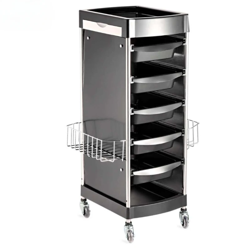 Auxiliary Car With Wheels Trolley Makeup Cart Machine Professional Beauty Salon Furniture Luxury Living Room Carritos Organizer