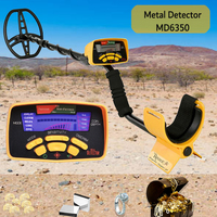 Professional Underground Metal Detector MD6350 WaterProof DD Search Coil Treasure Hunter All Metal Digger Gold Pinpointer