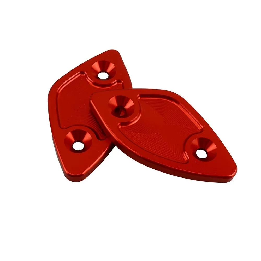 For ZXMOTOR 500RR Modify Rearview Mirror Remove Decorative Cover Aluminum Alloy Code Cap Plug with Burn Blue Screws