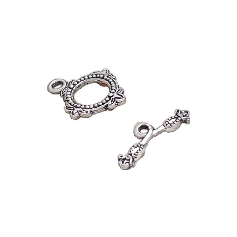 لتقوم بها بنفسك صنع المجوهرات اكسسوارات المشبك السنانير لتقوم بها بنفسك 30 مجموعات الإبداع الحرف أساور القلائد سحر ربط أوراق الفضة بالجملة #3