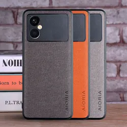 Case for Poco M4 5G coque Luxury textile Leather soft funda phone cover for xiaomi poco m4 5g case capa