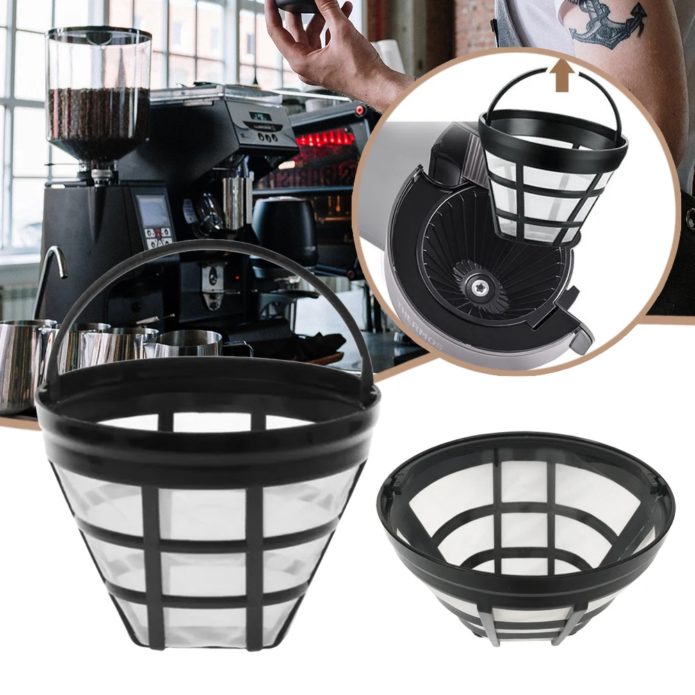 Reusable Coffee Filter Basket Cup Style Coffee Machine Strainer Nylon Mesh Filter Funnel Kettle Coffee Maker Tool Accessories