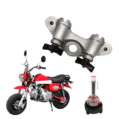 핸들 바 핸들 바 클램프 및 너트 Dax Z50 Bike Z50J CT70 Z50R 50 오토바이 부품