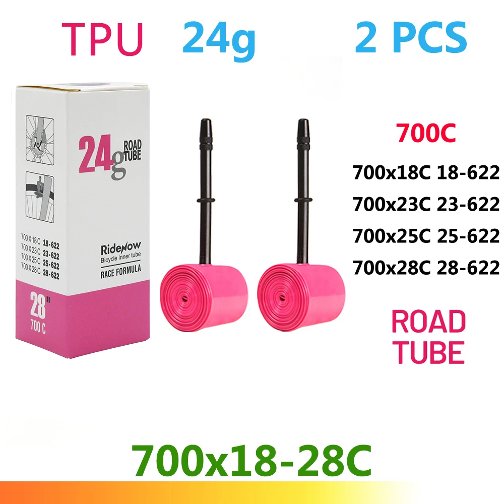 RideNow TPU Fiets Binnenband 700C 700x18 23 25 28 32 35 37 40 47C Road Fietsband MTB Fiets Camera 29x1.5 1.75 1.9 pneu aro