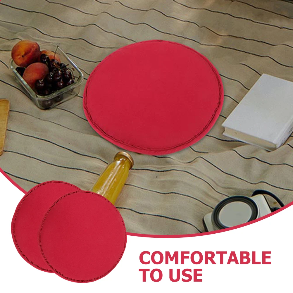 

2Pcs Outdoor Seat Cushions Round Sitting Pads Washable Camping Mats for Picnic Lawn Hiking Beach and Concerts Sitting Pad