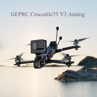 New GEPRC Crocodile75 V3 Analog High-Performance Long Range FPV Drone with Lengthier Fuselage 7.5 Inch/SPAN G50A BLHeli_32 4IN1