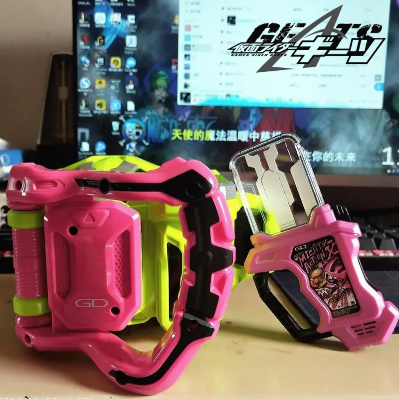 Bandai Original Kamen Rider  EX-AID DX Transform Belt Cassette Tape Anime Action Figures Toys for Boys Girls Kids Gift