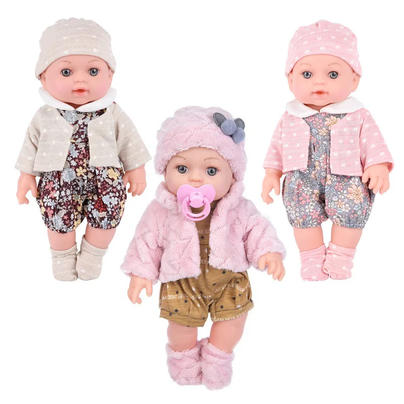 

Newborn Baby Simulation Rebirth Doll Baby Soothing Toys Cute Small Baby Realistic Rebirth Doll Children's Play House Toys