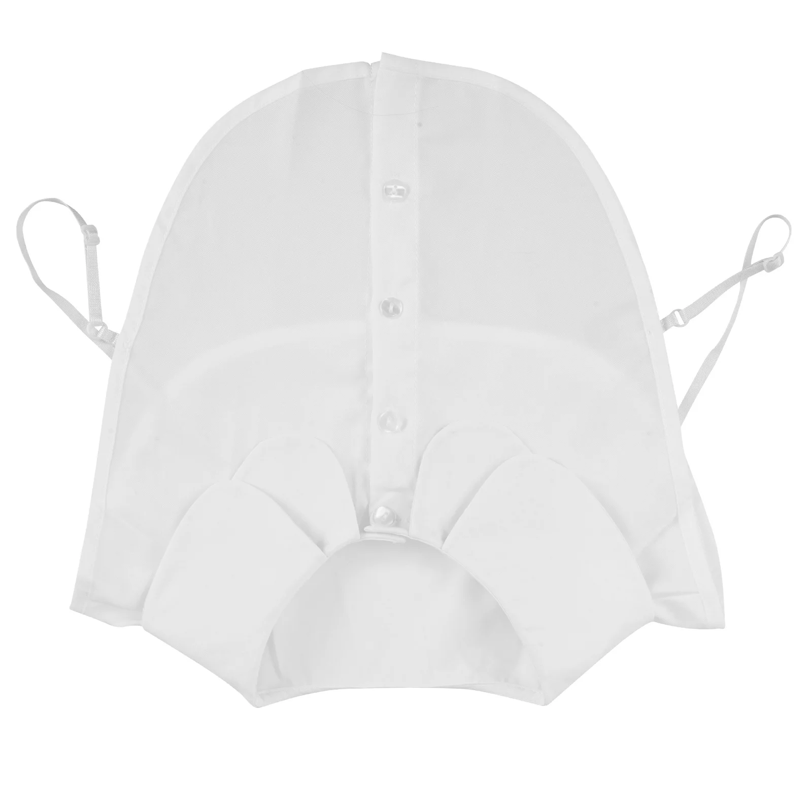 

Detachable Blouse Collar Half Shirt Faux False White Double Layer Round Neck Women'S Fashion Collar Durable Soft Polyester
