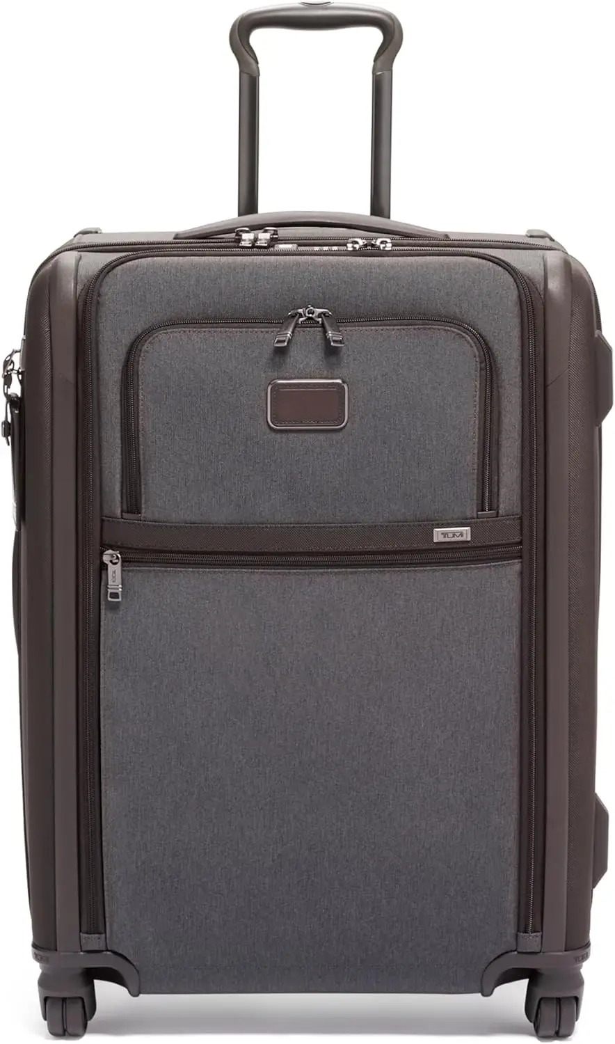 Short Trip Expandable 4-Wheeled Pacase - Carry-On Suitcase With Combination Lock & Removable Garment Sleeve - Anthracite