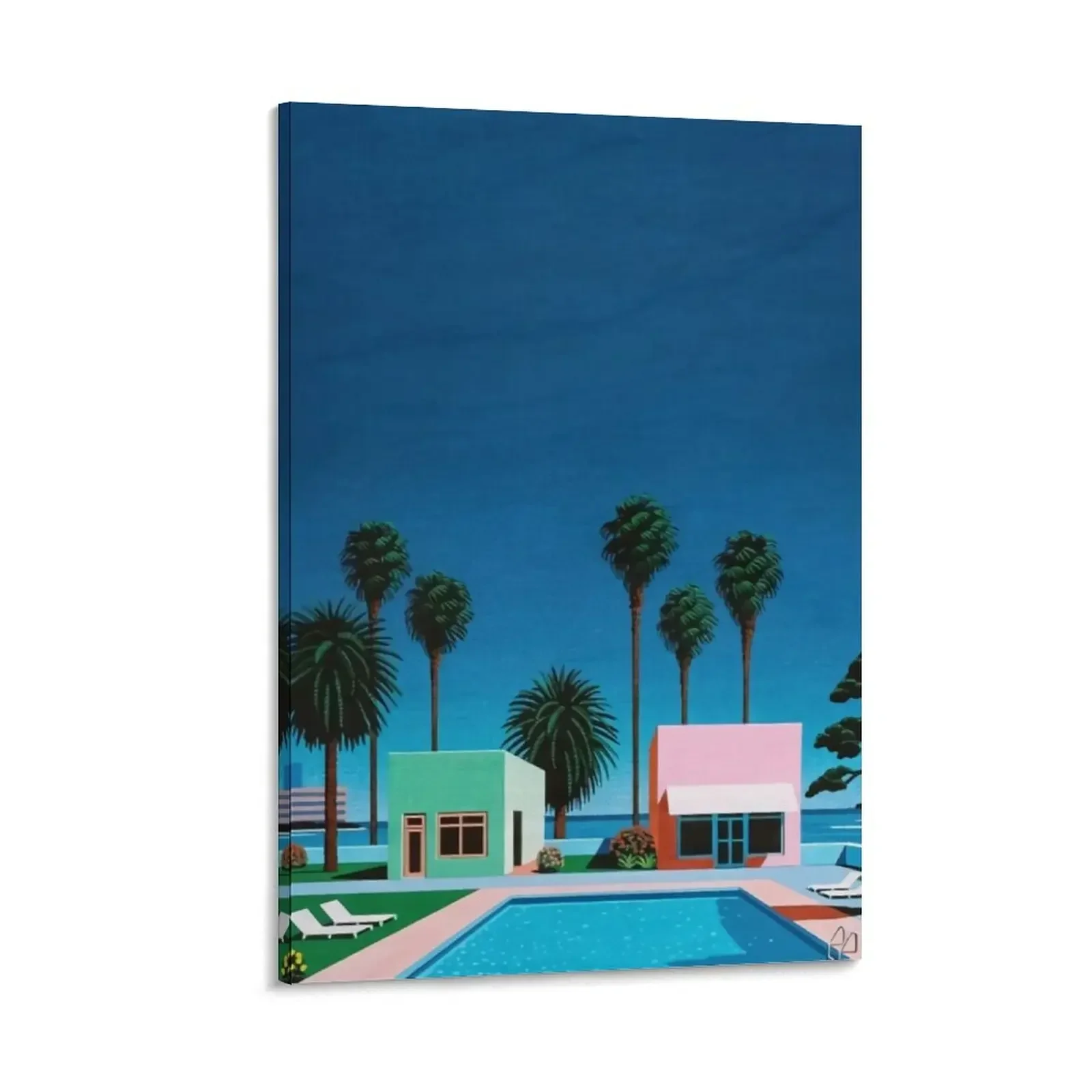

Hiroshi Nagai Vaporwave Canvas Painting painting decorative wall poster room decors aesthetic