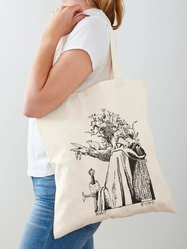 

The Rat King Tote Bag reusable grocery bags shopper bag woman canvas tote bag