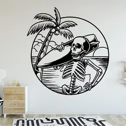 Summer Wall Decal Summer Quotes Vinyl Sticker Surf Quotes Surf Wave Decal Gift for Surfing Wall Decorations Living Room 3C66
