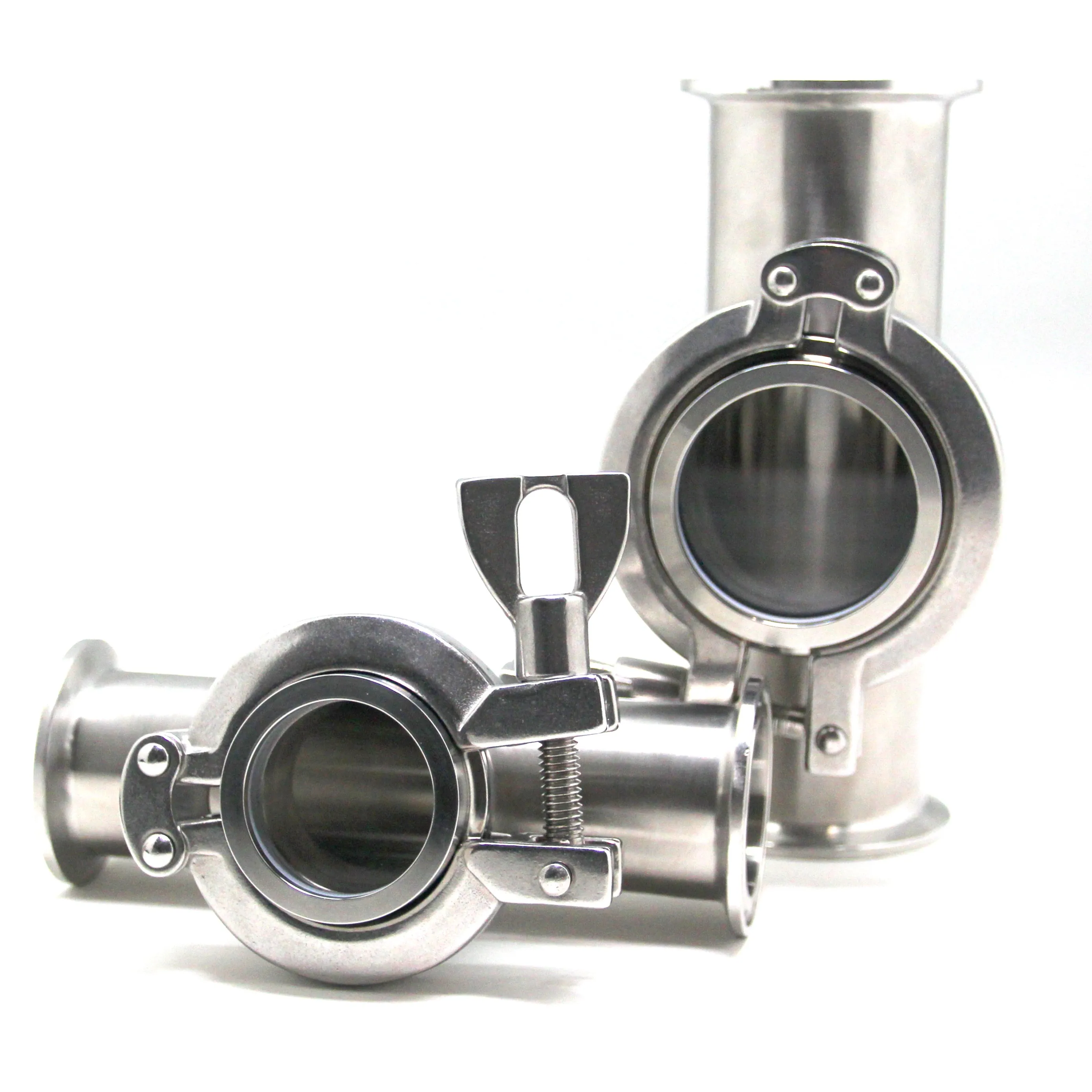 Sap 1.5 Inch 2 Inch Tri Clamp Instrument Tee Sanitaire 304 316L Rvs Homebrew Bier Craft Onderdelen