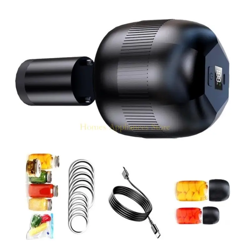 D0AB LCDデジタルディスプレイ真空シーリングマシン電気自動メイソンジャーシーラー