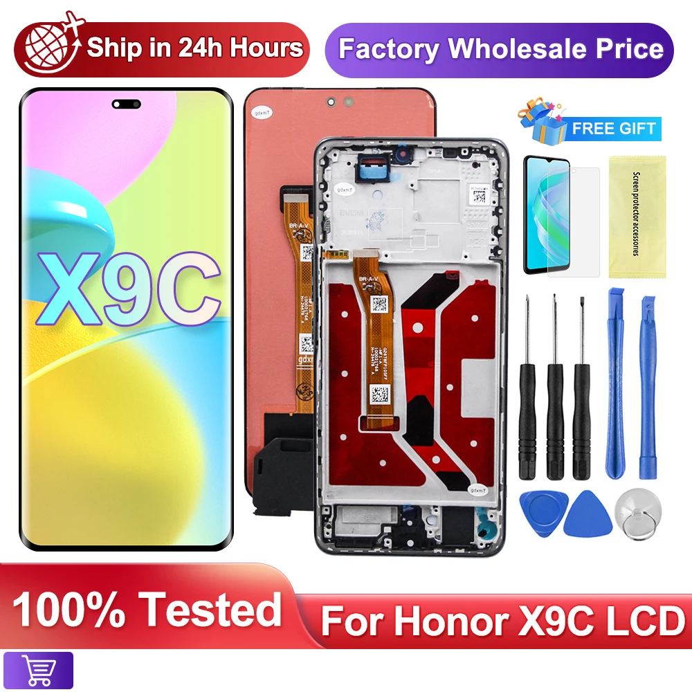 super-amoled-for-honor-x9c-x60pro-brp-an00-lcd-display-screen-touch-digitizer-for-huawei-magic-7-lite-brp-nx1-replacement-parts