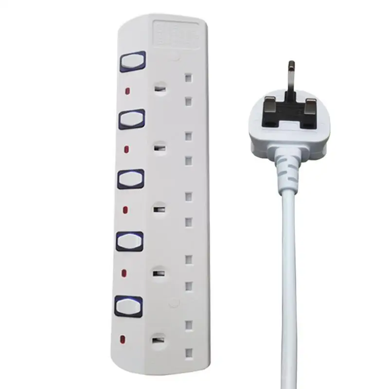 

Uk Adapter Safe International Plug Strip Global Surge Protection Compact Multiple Strip For Traveling Trip Family Friends
