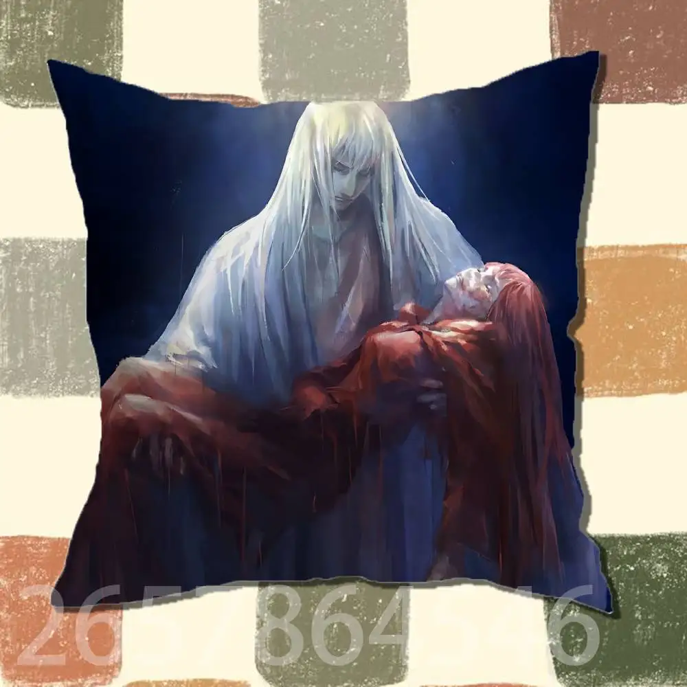 T-The House In Fata M-Morgana Polyester Printed Pillow Cover Square 30 35 40 45 50 55 cm Soft for Sofa Bed Car Home Decor