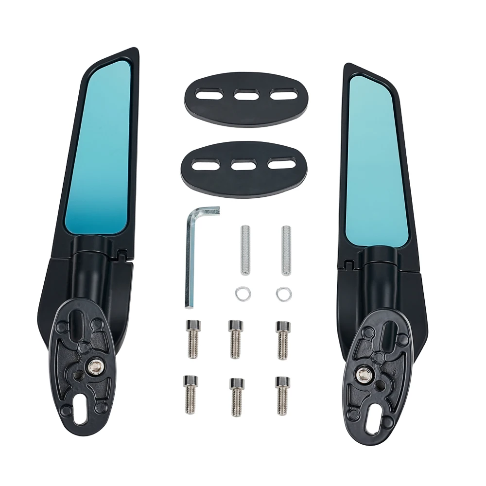 

Motorcycle Accessories Rearview Mirrors For Kawasaki Ninja250 300 400 500 ZX4R 6R 10R 12R Suzuki GSXR600 750 1000 Moto Parts
