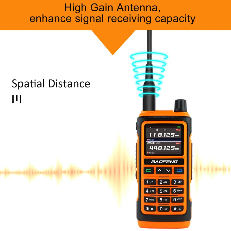 BaoFeng UV-17 Multi-Band Walkie Talkie Airband Frequency Original Powerful Ham Charger Long Range UHF VHF Two Way Portable Radio