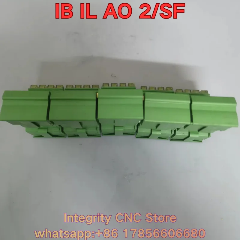 Second-hand IB IL AO 2/SF PLC module 2862806 functional test is normal