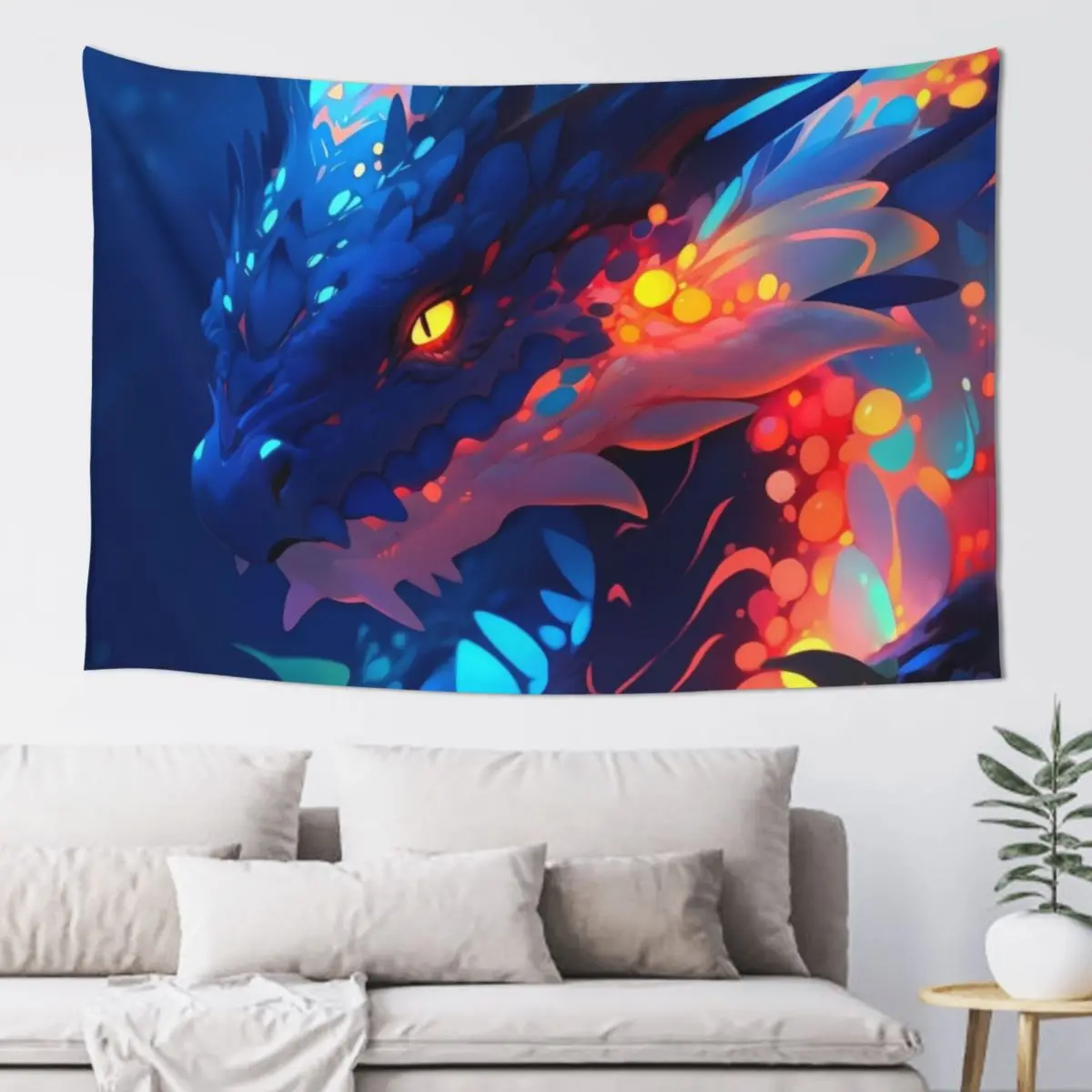 

Fantasy Ocean Dragon Tapestry Wall Hangings Decoration Kawaii Room Decor Home Decorations Aesthetic Room Decorations Tapestry