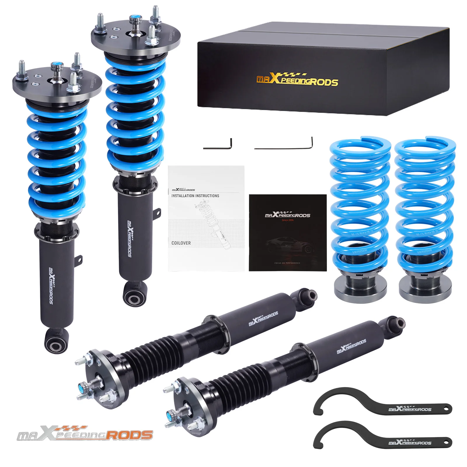 

MaXpeedingrods Damper Adjustable Coilovers Suspension for Lexus IS250 IS350 Sedan RWD XE30 2014-2016