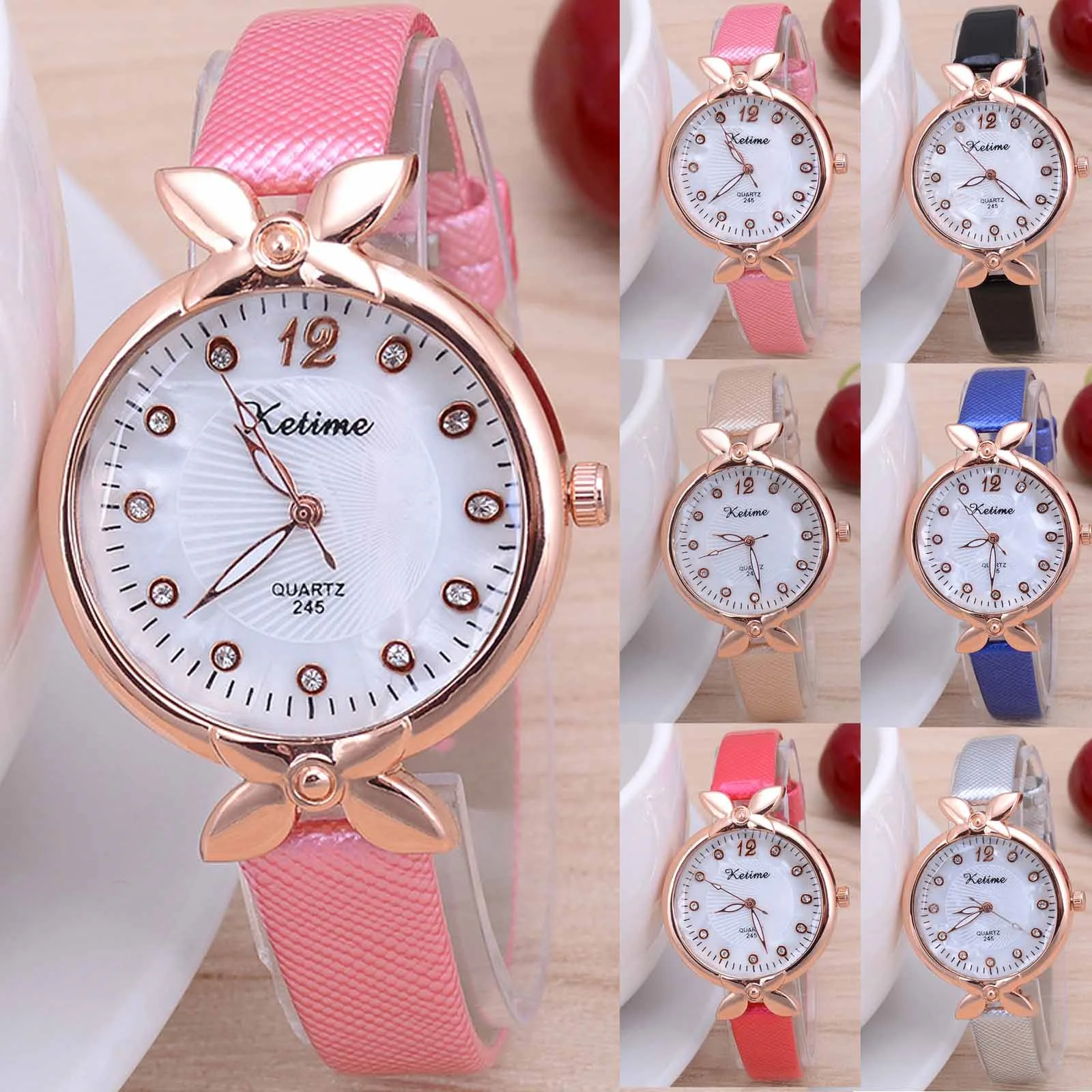 

Женские винтажные часы 2025: повседневные, с кожаным ремешком, простые, с маленьким циферблатом, кварцевые наручные часы класса люкс, Reloj Mujer